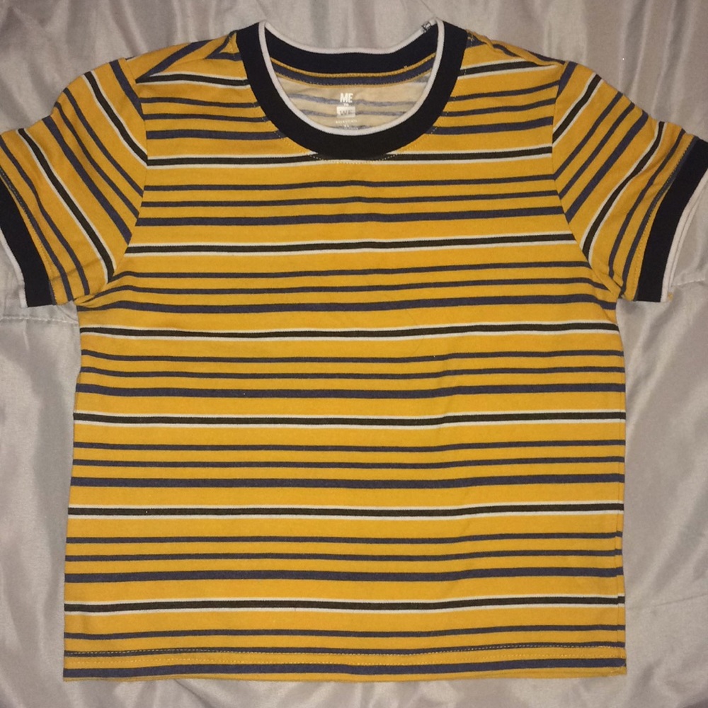Orange/ yellow shirt
